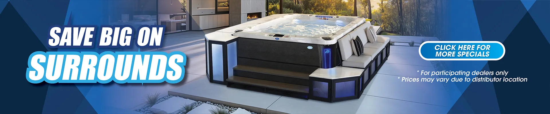 Calspas hot tub being used in a family setting - Rosario