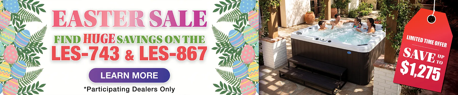 Calspas hot tub being used in a family setting - Rosario